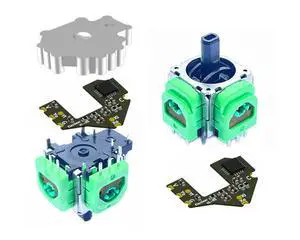 2x TMR Joystick and Desoldering Heating Plate Replacement for PS5 Edge Controller, Calibration PCB, TMR Hall Control Stick and Soldering Wick Repair Tools (TMR-DSE) 2x TMR Joystick and Desoldering Heating Plate Replacement for PS5 Edge Controller, Calibration PCB, TMR Hall Control Stick and Soldering Wick Repair Tools (TMR-DSE)