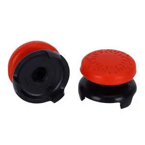 2Pcs Thumbstick for 3D Texture Thumb Grip Stick Joystick Thumbstick for PS 5 Controller Red 2Pcs Thumbstick for 3D Texture Thumb Grip Stick Joystick Thumbstick for PS 5 Controller Red