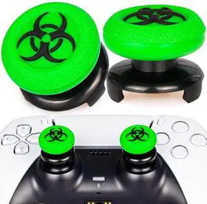FPS Thumbstick Extender & 3D Texture Rubber Silicone Grip Cover 2 Sets for PS5 & PS4 Controller (BioH Green) FPS Thumbstick Extender & 3D Texture Rubber Silicone Grip Cover 2 Sets for PS5 & PS4 Controller (BioH Green)