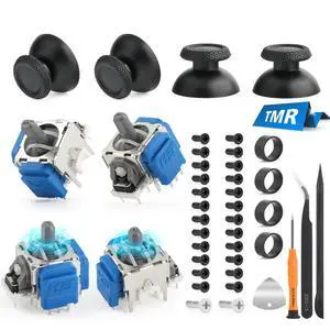 4Pack Sticks for PS5 TMR Joystick Compatible with PlayStation 5 PS5 Electromagnetic Stick Drift Controller Accessories with Thumbsticks Replacement Parts (with Screws) 4Pack Sticks for PS5 TMR Joystick Compatible with PlayStation 5 PS5 Electromagnetic Stick Drift Controller Accessories with Thumbsticks Replacement Parts (with Screws)
