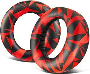 Earpads Cushions Replacement for Sony PlayStation 5 Pulse PS5 3D Wireless Headset, Ear Pads Cushions with Soft Protein Leather, Noise Isolation Foam - Red Storm Earpads Cushions Replacement for Sony PlayStation 5 Pulse PS5 3D Wireless Headset, Ear Pads Cushions with Soft Protein Leather, Noise Isolation Foam - Red Storm