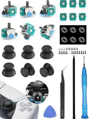 Ps5 Joystick Replacement for Sony PlayStation 5 Ps5 Controller Repair Kit for Ps5 Analog Stick Replacement 3D Sensor Module Joystick for Dualsense Ps5 Controllerjoystick Replacement Accessory (6Pack) Ps5 Joystick Replacement for Sony PlayStation 5 Ps5 Controller Repair Kit for Ps5 Analog Stick Replacement 3D Sensor Module Joystick for Dualsense Ps5 Controllerjoystick Replacement Accessory (6Pack)