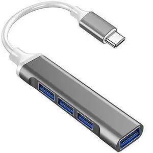 4-Port USB C Hub with USB 3.0/2.0, Multi-Port Type C Hub,Aluminum USB C Multiport Adapter for PC/Laptop/Keyboard/Mouse/Xbox/PS5/Flash Drive/Printer and More Devices 4-Port USB C Hub with USB 3.0/2.0, Multi-Port Type C Hub,Aluminum USB C Multiport Adapter for PC/Laptop/Keyboard/Mouse/Xbox/PS5/Flash Drive/Printer and More Devices
