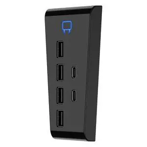 PS5 USB Hub - 6-Port - Includes 4 x USB 2.0 and 2 x USB Type C (PS5) PS5 USB Hub - 6-Port - Includes 4 x USB 2.0 and 2 x USB Type C (PS5)