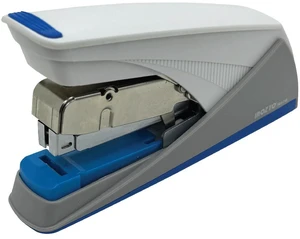 Easy-Flat Stapler Effortlessly Staple 20-25 Sheets with 50% Less Force Features Flat Clinch tech, Anti-Slip Base & Custom Logo Option Durable Steel/ABS DesignBlue and White Easy-Flat Stapler Effortlessly Staple 20-25 Sheets with 50% Less Force Features Flat Clinch tech, Anti-Slip Base & Custom Logo Option Durable Steel/ABS DesignBlue and White