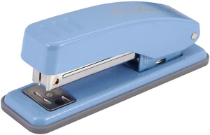 Stapler, Cub Compact Desktop Stapler, 20 Sheet Capacity, Metal, Electric Blue (S701069) Stapler, Cub Compact Desktop Stapler, 20 Sheet Capacity, Metal, Electric Blue (S701069)
