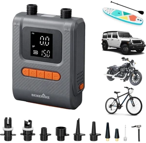 60PSI Paddle Board Electric Pump, Portable Rechargeable SUP Pump with Deflation Functions and Automatic Power-Off, Suitable for Stand up Paddle Boards, Car Tires, Inflatable Boats, and Kayaks 60PSI Paddle Board Electric Pump, Portable Rechargeable SUP Pump with Deflation Functions and Automatic Power-Off, Suitable for Stand up Paddle Boards, Car Tires, Inflatable Boats, and Kayaks