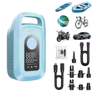 150PSI Paddle Board Electric Pump, 16000mAh Rechargeable SUP Pump with LED Light, Triple Stage Inflation & Deflation, Fast Charging Electric Air Pump for Car Tires, Motorcycles, Boats, Tents 150PSI Paddle Board Electric Pump, 16000mAh Rechargeable SUP Pump with LED Light, Triple Stage Inflation & Deflation, Fast Charging Electric Air Pump for Car Tires, Motorcycles, Boats, Tents