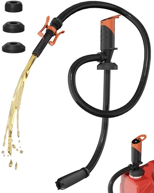 Auto-Stop 3.2 GPM Cordless Fuel Transfer Pump with Built-in 4000mAh Battery | Type-C Rechargeable Portable Electric Siphon Pump with Digital Display for Gasoline, Diesel and Water Auto-Stop 3.2 GPM Cordless Fuel Transfer Pump with Built-in 4000mAh Battery | Type-C Rechargeable Portable Electric Siphon Pump with Digital Display for Gasoline, Diesel and Water