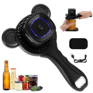 Electric Jar Opener for Seniors with Arthritis, Auto-Tighten & Manual Twist, 2-in-1 Automatic Jar & Bottle Opener, Rechargeable 800mAh Jar Opener with Bonus Anti-Slip Pad for Beer, Dressing, Jar Electric Jar Opener for Seniors with Arthritis, Auto-Tighten & Manual Twist, 2-in-1 Automatic Jar & Bottle Opener, Rechargeable 800mAh Jar Opener with Bonus Anti-Slip Pad for Beer, Dressing, Jar