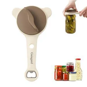 4-in-1 Jar Opener for Seniors & Arthritis Sufferers - Adjustable Stainless Steel Lid Remover with Non-Slip Grip, Ergonomic Kitchen Tool for Weak Hands, Fits Bottles, Jars & Cans 4-in-1 Jar Opener for Seniors & Arthritis Sufferers - Adjustable Stainless Steel Lid Remover with Non-Slip Grip, Ergonomic Kitchen Tool for Weak Hands, Fits Bottles, Jars & Cans