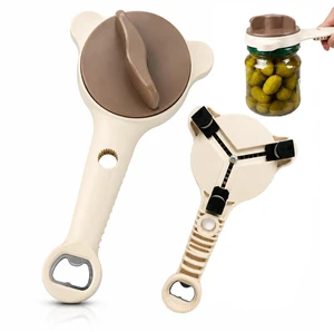 4-in-1 Jar Opener for Weak Hands & Arthritis, Adjustable Lid Opener | Non-Slip Stainless Steel Can & Bottle Opener for Jars, Cans & Bottles, Easy Grip Kitchen Tool for Seniors 4-in-1 Jar Opener for Weak Hands & Arthritis, Adjustable Lid Opener | Non-Slip Stainless Steel Can & Bottle Opener for Jars, Cans & Bottles, Easy Grip Kitchen Tool for Seniors
