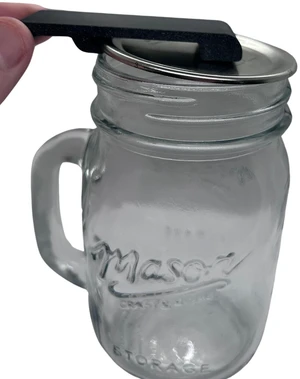 Canning and Mason Jar Opener, Easy Release Vacuum Seal for all lids magnetic (Black) Canning and Mason Jar Opener, Easy Release Vacuum Seal for all lids magnetic (Black)