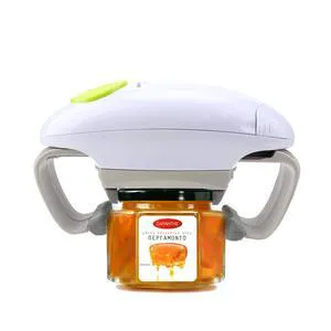 Electric Jar Opener, Kitchen Gadget Strong Tough Automatic Jar Opener For New Sealed Jars,The Hands Free Jar Opener with Less Effort to Open (White) Electric Jar Opener, Kitchen Gadget Strong Tough Automatic Jar Opener For New Sealed Jars,The Hands Free Jar Opener with Less Effort to Open (White)