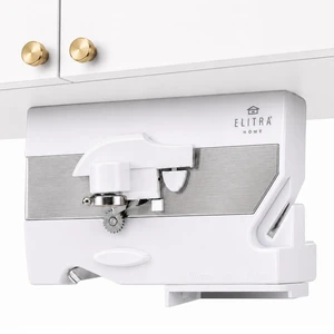 4-In-1 Under The Cabinet Electric Can Opener White 4-In-1 Under The Cabinet Electric Can Opener White