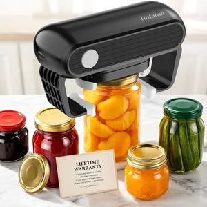 Effortless Electric Jar Opener Easy Opens Twist-Lid, One Handed Automatic Jar Opener for Weak Hands & Seniors with Arthritis, Battery Operated Essential Kitchen Gadgets Gift for Home Effortless Electric Jar Opener Easy Opens Twist-Lid, One Handed Automatic Jar Opener for Weak Hands & Seniors with Arthritis, Battery Operated Essential Kitchen Gadgets Gift for Home