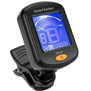 Guitar Tuner,Clip-On Tuner Model SH-07 Tuners,for Acoustic Electric Guitar, Bass, Ukulele, Violin,banjo Tuning (Black, 1-Pack Tunrer) Guitar Tuner,Clip-On Tuner Model SH-07 Tuners,for Acoustic Electric Guitar, Bass, Ukulele, Violin,banjo Tuning (Black, 1-Pack Tunrer)