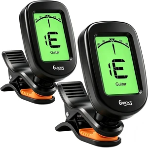Guitar Tuner Clip on 2Pack,for Acoustic Guitar Bass Violin Ukulele | Clip-on chromatic tuner, one-click tune, 360° bright screen, fast precise sensor, perfect gift for string musicians Guitar Tuner Clip on 2Pack,for Acoustic Guitar Bass Violin Ukulele | Clip-on chromatic tuner, one-click tune, 360° bright screen, fast precise sensor, perfect gift for string musicians