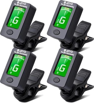 Clip on Guitar Tuner for Ukulele, Violin, Mandolin, Guitar, Bass, Digital Electronic Chromatic Tuner (JT-01, Black, 4PCS) Clip on Guitar Tuner for Ukulele, Violin, Mandolin, Guitar, Bass, Digital Electronic Chromatic Tuner (JT-01, Black, 4PCS)
