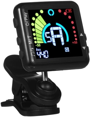 Guitar Tuner Rechargeable, Clip On Tuner with LCD Color Display with Guitar, Ukulele, Violin and Chromatic Tuning Modes, Professional Electric Guitar Tuner & Metronome for All Stringed Instruments Guitar Tuner Rechargeable, Clip On Tuner with LCD Color Display with Guitar, Ukulele, Violin and Chromatic Tuning Modes, Professional Electric Guitar Tuner & Metronome for All Stringed Instruments