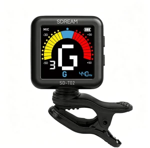 Professional Guitar Tuner Clip On, Rechargeable Tuner with Extra Large LCD Display, Fast & Accurate Tuning for Acoustic Guitar, Electric Guitar, Bass, Ukulele & Chromatic, 360° Rotatable Professional Guitar Tuner Clip On, Rechargeable Tuner with Extra Large LCD Display, Fast & Accurate Tuning for Acoustic Guitar, Electric Guitar, Bass, Ukulele & Chromatic, 360° Rotatable