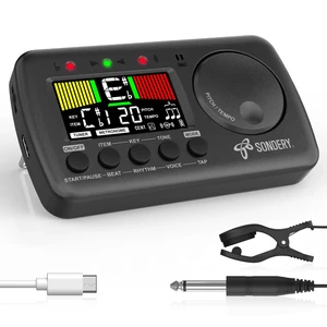 Digital Vocal Metronome Tuner Rechargeable for Guitar Bass Violin | 3 in 1 Metronome with Tap Tempo,Tone Generator,For Clarinet Trumpet Flute Vocal Tuners for All Wind Instruments Digital Vocal Metronome Tuner Rechargeable for Guitar Bass Violin | 3 in 1 Metronome with Tap Tempo,Tone Generator,For Clarinet Trumpet Flute Vocal Tuners for All Wind Instruments