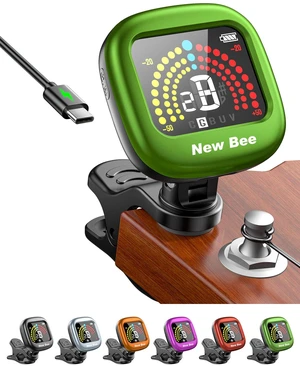 Guitar Tuner Rechargeable, Color Screen Clip On Tuner (Green, 1 Pack) Guitar Tuner Rechargeable, Color Screen Clip On Tuner (Green, 1 Pack)