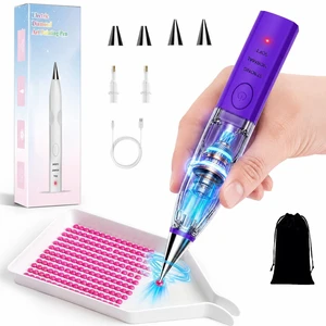 1000MAH Electric Diamond Art Painting Pen with Vacuum Pump, No Wax Needed | Lightweight Design, 3 Adjustable Suction Mode & Rechargeable, DIY Diamond Art Accessories and Tools, Lasts for 5H 1000MAH Electric Diamond Art Painting Pen with Vacuum Pump, No Wax Needed | Lightweight Design, 3 Adjustable Suction Mode & Rechargeable, DIY Diamond Art Accessories and Tools, Lasts for 5H