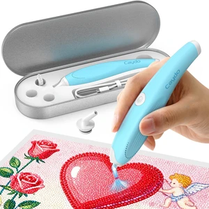 Cordless Electric Diamond Painting Pen,E-Painter for Diamond Art,Blue | No Wax Needed, Ergonomic Design Diamond Art Tools, Vacuum Technology Diamond Art Pen, Included Storage Tray, Perfect Gift Cordless Electric Diamond Painting Pen,E-Painter for Diamond Art,Blue | No Wax Needed, Ergonomic Design Diamond Art Tools, Vacuum Technology Diamond Art Pen, Included Storage Tray, Perfect Gift