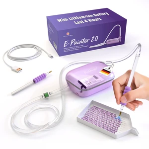 Electric Diamond Painting Pen Wireless Vacuum Diamond Art Pen, Waxless Diamond Painting Tool Kit with Pump & Accessories for Fast & Easy Diamond Art, AB Stones Compatible (Purple, 2 Gear) Electric Diamond Painting Pen Wireless Vacuum Diamond Art Pen, Waxless Diamond Painting Tool Kit with Pump & Accessories for Fast & Easy Diamond Art, AB Stones Compatible (Purple, 2 Gear)