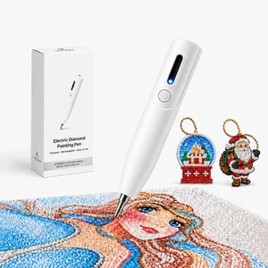 Electric Diamond Art Pen, Cordless Type-C Rechargeable Vacuum Picker Tool | Wax-Free Suction Lifts Round and Square DrillsIncludes 2 Christmas Diamond Art Keychains and Offers Up to 5 Hours of Use. Electric Diamond Art Pen, Cordless Type-C Rechargeable Vacuum Picker Tool | Wax-Free Suction Lifts Round and Square DrillsIncludes 2 Christmas Diamond Art Keychains and Offers Up to 5 Hours of Use.