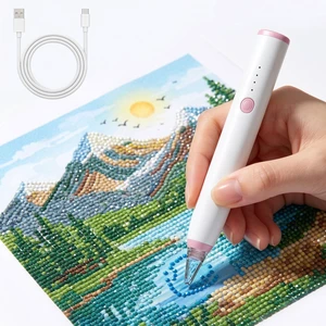 Cordless Electric Diamond Painting Pen | Wax-Free Vacuum, 3 Adjustable Speed, Type-C Rechargeable, Low Noise Ergonomic, For DIY Crafts Adults & Lovers Cordless Electric Diamond Painting Pen | Wax-Free Vacuum, 3 Adjustable Speed, Type-C Rechargeable, Low Noise Ergonomic, For DIY Crafts Adults & Lovers