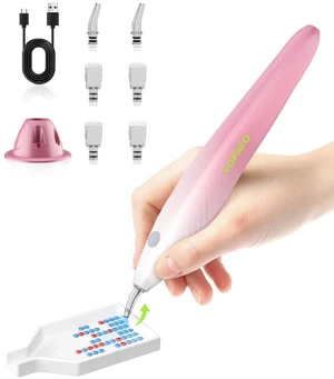 Electric Diamond Painting Pen Rechargeable Drill Pen | Built-in Battery with Vacuum Suction Design for Diamond Art Crafts, Rhinestone Painting and DIY Projects. Electric Diamond Painting Pen Rechargeable Drill Pen | Built-in Battery with Vacuum Suction Design for Diamond Art Crafts, Rhinestone Painting and DIY Projects.