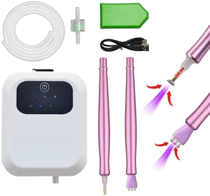 Electric Diamond Painting Pen No Wax Needed, Vacuum Diamond Art Pen Kits for Adults Cordless Quiet 1500mAh Rechargeable Battery Diamond Art Accessories and Tools Electric Diamond Painting Pen No Wax Needed, Vacuum Diamond Art Pen Kits for Adults Cordless Quiet 1500mAh Rechargeable Battery Diamond Art Accessories and Tools