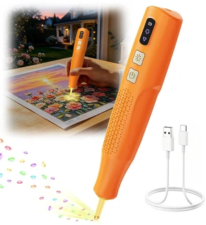Electric Diamond Art Pen with Light, Diamond Painting Pen 2 Suction Levels 5 Hours Runtime, Rechargeable Quiet Cordless Diamond Art Tools Pen No Wax Needed Ideal Gift for Mom/Women/Diamond Art Lovers Electric Diamond Art Pen with Light, Diamond Painting Pen 2 Suction Levels 5 Hours Runtime, Rechargeable Quiet Cordless Diamond Art Tools Pen No Wax Needed Ideal Gift for Mom/Women/Diamond Art Lovers