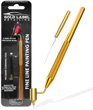 Fine Line Fluid Writer Paint Applicator Pen | Precision Touch Up Paint | Perfect For Rock Chips and Scratch Repair | .5mm Tip Brass Construction Fine Line Fluid Writer Paint Applicator Pen | Precision Touch Up Paint | Perfect For Rock Chips and Scratch Repair | .5mm Tip Brass Construction