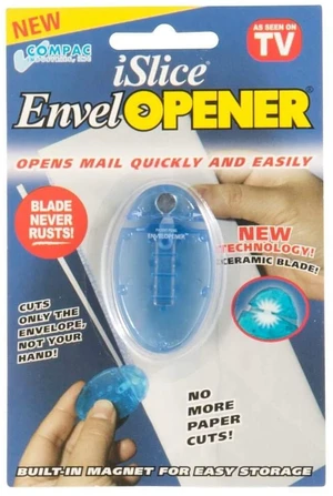EnvelOpener Easily Open Envelopes, Magnet Keeps Letter Opener Nearby on Files and Lamps, Ceramic Blade Won't Rust EnvelOpener Easily Open Envelopes, Magnet Keeps Letter Opener Nearby on Files and Lamps, Ceramic Blade Won't Rust