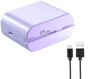 Rechargeable Electric Letter Opener Automatic Envelope Opener, Portable Mail Slitter for Office & Home Use, Quick & Clean Cutting,Purple Rechargeable Electric Letter Opener Automatic Envelope Opener, Portable Mail Slitter for Office & Home Use, Quick & Clean Cutting,Purple