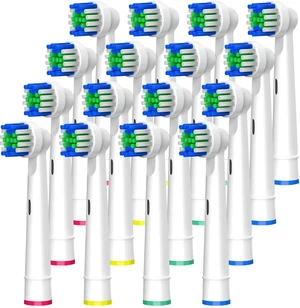Electric Toothbrush Replacement Heads Compatible Oral B Replacement Brush | 16 Pack/Compatible Oral B Braun Replacement Brush Heads Electric Toothbrush Replacement Heads Compatible Oral B Replacement Brush | 16 Pack/Compatible Oral B Braun Replacement Brush Heads