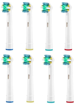 Toothbrush Replacement Heads Refill for Oral Electric Toothbrush Pro 1000/3000/5000/7000, Vitality Floss Action, 8 Count with Covers Toothbrush Replacement Heads Refill for Oral Electric Toothbrush Pro 1000/3000/5000/7000, Vitality Floss Action, 8 Count with Covers