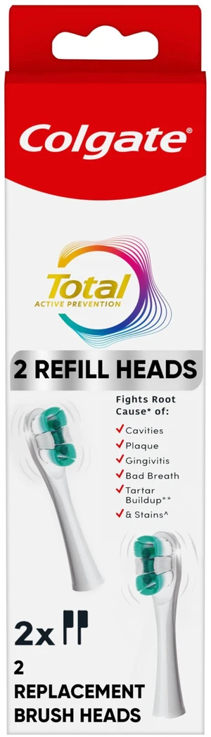 Total Battery Replacement Toothbrush Heads, White, 2 Pack | Fits Any Total Battery Powered Toothbrush, Fights Cavities, Plaque, Gingivitis, Bad Breath, Tartar Buildup, Stains Total Battery Replacement Toothbrush Heads, White, 2 Pack | Fits Any Total Battery Powered Toothbrush, Fights Cavities, Plaque, Gingivitis, Bad Breath, Tartar Buildup, Stains