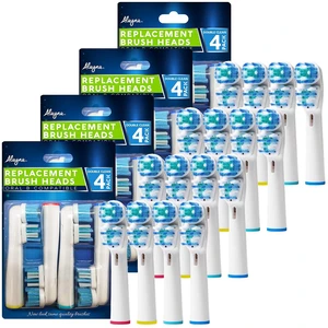 Replacement Brush Heads Compatible with Oral B Braun- Double Clean Design, 16 Pk Electric Toothbrush Replacement Heads- Fits Oralb Pro 7000, 1000, 8000, 9000, 1500, 5000, Kids, Vitality & More Replacement Brush Heads Compatible with Oral B Braun- Double Clean Design, 16 Pk Electric Toothbrush Replacement Heads- Fits Oralb Pro 7000, 1000, 8000, 9000, 1500, 5000, Kids, Vitality & More