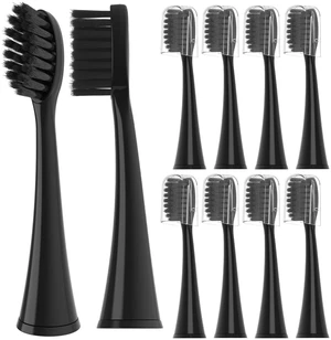 10 Pack Replacement Toothbrush Heads Compatible with Burst Electric Toothbrush, Toothbrush Heads for Burst Sonic Toothbrush, Deep Cleaning Bristle Design, Black 10 Pack Replacement Toothbrush Heads Compatible with Burst Electric Toothbrush, Toothbrush Heads for Burst Sonic Toothbrush, Deep Cleaning Bristle Design, Black