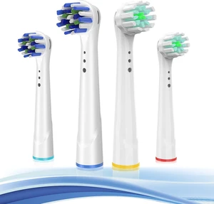 Replacement Toothbrush Heads for Oral B Braun, 4 Pack Professional Electric Toothbrush Heads, Precision Clean Brush Heads Refill Compatible with Oral-B 7000/Pro 1000/9600/ 5000/3000/8000 (4pack) Replacement Toothbrush Heads for Oral B Braun, 4 Pack Professional Electric Toothbrush Heads, Precision Clean Brush Heads Refill Compatible with Oral-B 7000/Pro 1000/9600/ 5000/3000/8000 (4pack)
