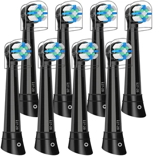8 Pcs Replacement Toothbrush Heads Compatible with Oral B IO 2/3/4/5/6/7/8/9/10 Electric Toothbrushes, Brush Heads Refill Compatible with Oral B IO (Black) 8 Pcs Replacement Toothbrush Heads Compatible with Oral B IO 2/3/4/5/6/7/8/9/10 Electric Toothbrushes, Brush Heads Refill Compatible with Oral B IO (Black)