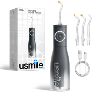 C30 Cordless Water Flosser, 300ml Tank, 5 Modes, IPX7, Black | S-Shaped Nozzle, USB-C Rechargeable Portable Oral Irrigator for Braces, Sensitive Gums, Teeth Cleaner, Home & Travel C30 Cordless Water Flosser, 300ml Tank, 5 Modes, IPX7, Black | S-Shaped Nozzle, USB-C Rechargeable Portable Oral Irrigator for Braces, Sensitive Gums, Teeth Cleaner, Home & Travel