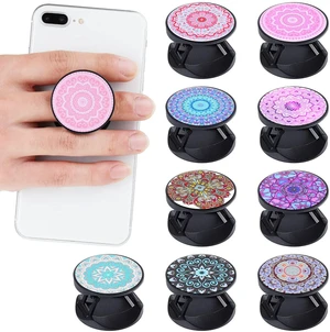 9 Pcs Cell Phone Grip Holder Collapsible Holder, Mandala 1 | Phone Holders Bulk Pack, Colorful Self-adhesive Finger Ring Sublimation, for Smartphone and Tablets 9 Pcs Cell Phone Grip Holder Collapsible Holder, Mandala 1 | Phone Holders Bulk Pack, Colorful Self-adhesive Finger Ring Sublimation, for Smartphone and Tablets