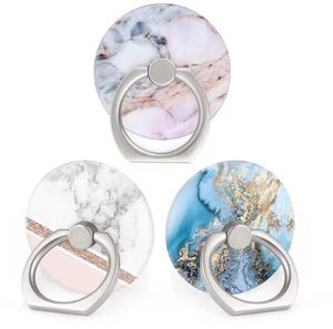 Cell Phone Ring Holder Stand,360 Rotation 3-Pack Marble | Universal Smartphone Ring Grip Stand Compatible with Smartphones and Tablets Cell Phone Ring Holder Stand,360 Rotation 3-Pack Marble | Universal Smartphone Ring Grip Stand Compatible with Smartphones and Tablets