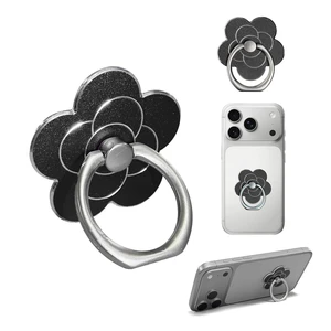 Phone Rings for Back of Phone Flower Cell Phone Ring Holder Stand Finger Kickstand 360 Rotation Universal Ring Grip Holder Compatible with Smartphones Mobile Phone Case Accessories (Black) Phone Rings for Back of Phone Flower Cell Phone Ring Holder Stand Finger Kickstand 360 Rotation Universal Ring Grip Holder Compatible with Smartphones Mobile Phone Case Accessories (Black)