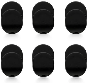 6 Piece Ring Hook Mount Accessories, Upgrade Version Phone Mount Hook for Universal Cellphone Finger Ring Holder Grip Stand - (Black) 6 Piece Ring Hook Mount Accessories, Upgrade Version Phone Mount Hook for Universal Cellphone Finger Ring Holder Grip Stand - (Black)